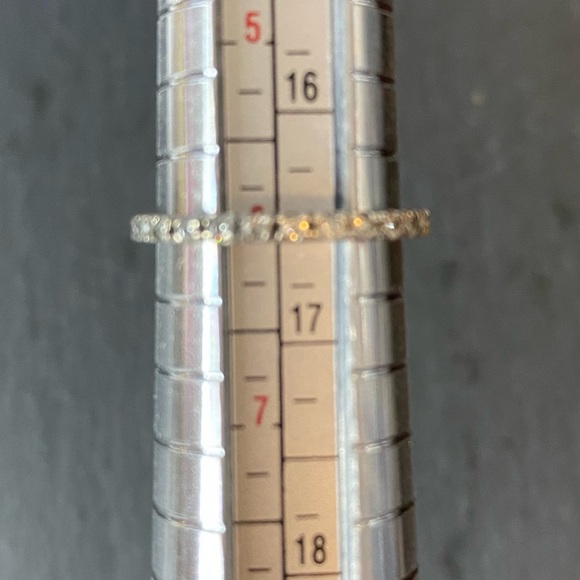 1ct round cut CZ wedding set in sterling silver 💎 - Picture 7 of 8